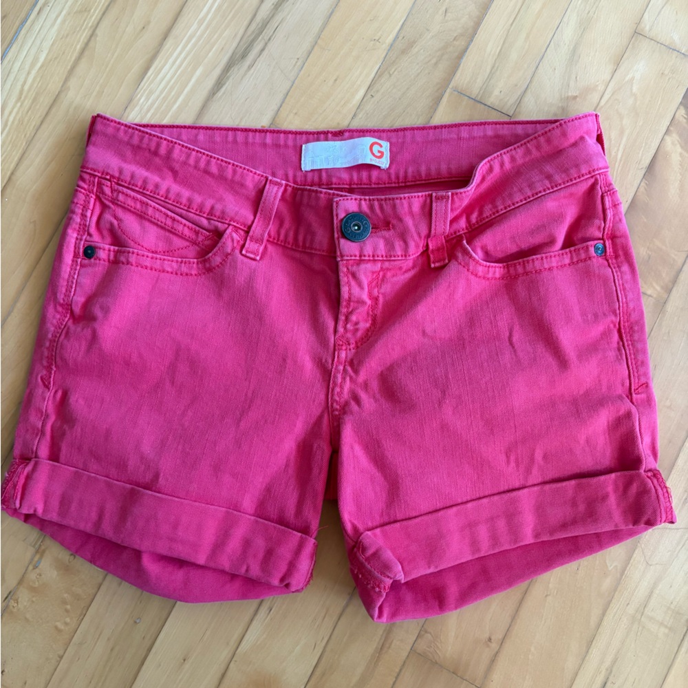 Coral Guess Jean Shorts